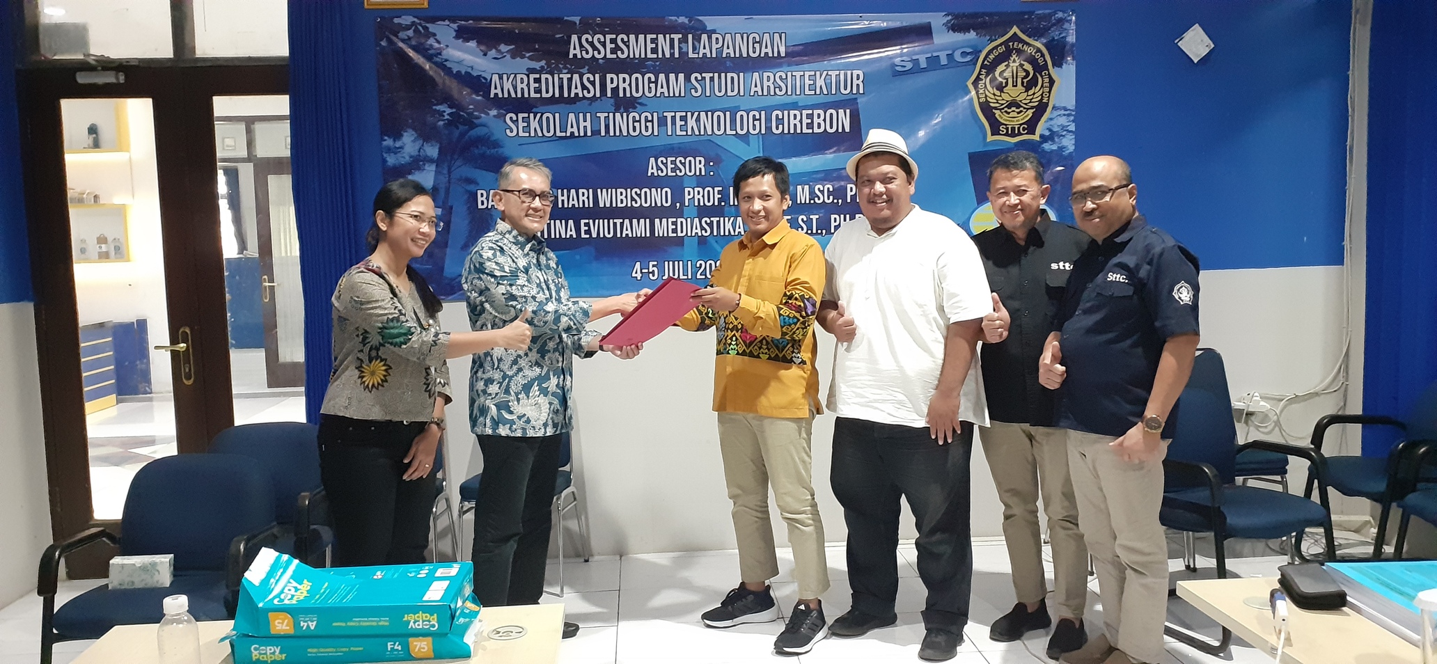 Asesmen Lapangan Program Studi Arsitektur S1 Sekolah Tinggi Teknologi Cirebon